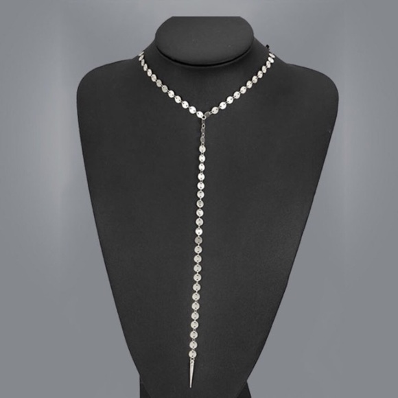 Jewelry - 8 for $15 Silver Coin Drop Necklace